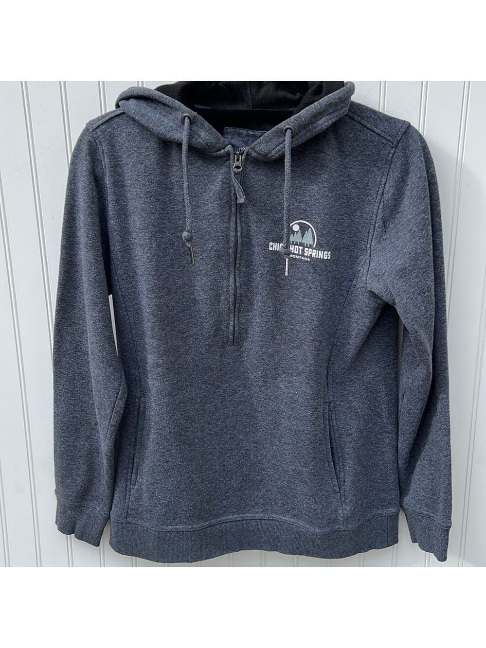 Camp David Chico Hot Springs Montana Pull Over Sweatshirt Size Medium